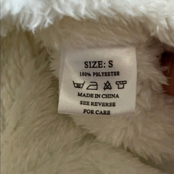 Elegant Blue and White Dog Dress Fleece Lined Lace W/Faux Pearls Worn Once Small - Picture 7 of 7